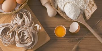 Illustration Repas partagé pâtes fraîches italiennes